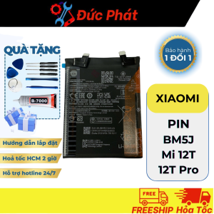 PIN THAY THẾ XIAOMI BM5J / Mi 12T / 12T PRO ( Tặng kèm keo dán và bộ sửa)