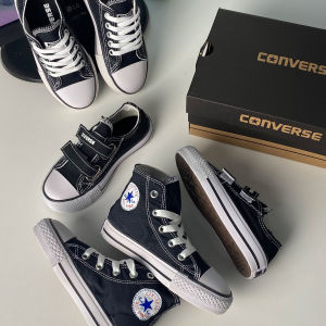 Sepatu Anak Converse001 Hitam All Star Sekolah 18-35 Usia TK SD Laki laki dan Perempuan - Urban Sneaker Kids