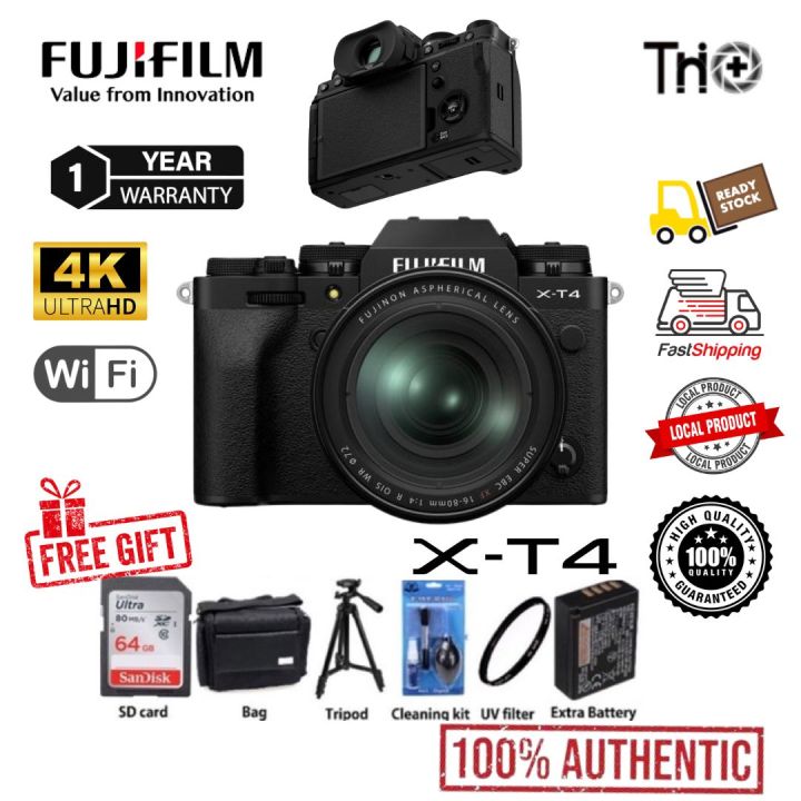 New Fujifilm X-T4 XT4 Mirrorless Digital Camera Original Fujifilm
