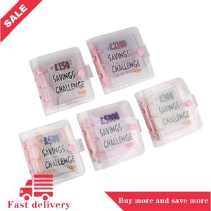 [COD]Flash Delivery Savings Challenge Mini Binder £150 300 500 2100 5000 Money Saving Binder 3 Holes PVC Binder Notebook Cash Budget Storage Book