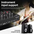 Popcorn Microphone V8 Sound Card  Set Original Livestream Full Set with Adjustable Bracket for  Studio Online Broadcasting. 