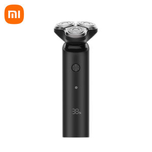 Xiaomi Mijia Electric Shaver S500 ที่โกนหนวดไฟฟ้า ไร้สาย กันน้ำ ชาร์จไร้สาย จอ LCD แบตเตอรี่อึด สำหรับการใช้งานทั้งแบบแห้งและเปียก