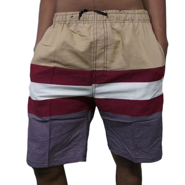 Multi color stripes Urban Shorts For Men Cotton S98002 | Lazada PH