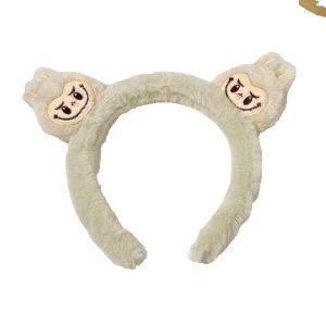 Bando Bulu Karakter Monster Kecil Bandana Motif 2 Boneka Kelinci Fluffy  Headband Piece Aksesoris Wanita Anak ptt