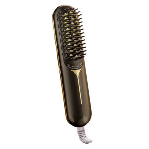 AE Zhigo straightening comb hair care device dual-use for straightening and curling volumizing hair roots high crown magic tool styling electric straightener comb