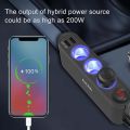 USB Adapter, 200W Car Plug Splitter Adapter USB Charger Extension Cord 3 Socket Way 12V/24V Plug Car Charger Adapter Splitter Port for Plug Outlet. 