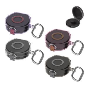 SIERWU TPU Vỏ bảo vệ bộ sạc Trong suốt Lật Vỏ bảo vệ đế sạc  Móc khóa Vỏ sạc Cho Nhẫn Oura 4/Vòng 5