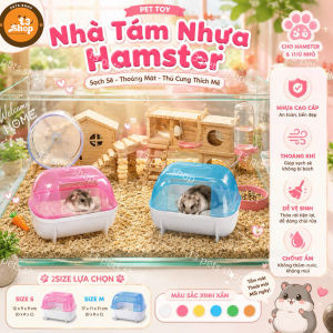 Nhà tắm cát bằng nhựa cho hamster - T3 PETS SHOP