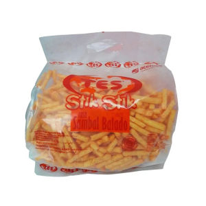 ACEFOOD TES Stick Stik Balado Keripik Singkong Balado Kripik Singkong Keju Kriuk Snack Halal 500gr