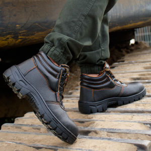 รองเท้าเซฟตี้หัวเหล็กข้อสูงและข้อเตี้ย