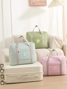 กระเป๋าเดินทางพกพา กระเป๋าเก็บสัมภาระกันน้ำ กระเป๋าโท้ทกลางแจ้ง กระเป๋าดัฟเฟิลพับได้