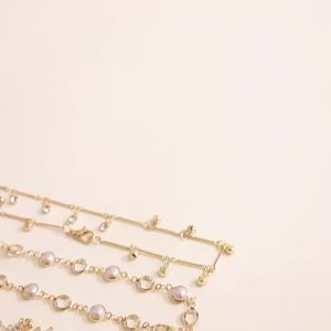 [Free Shipping] High-Heeled Shoes Anti-Slip Straps For Women No-Tie Shoe Chains Shoe Buckles Leather Shoe Rhinestone Chains No-Tying Low-Top Shoes