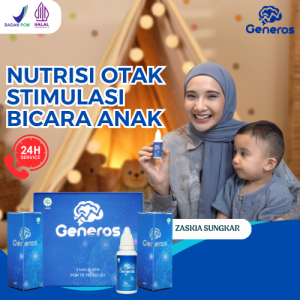 Generos Nutrisi Otak Anak Atasi Speech Delay - 1 Box Isi 2 Botol
