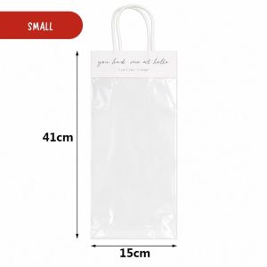 Kantong Plastik OPP Buket Bunga Transparan Bening Flower Bag - Pembungkus Souvenir Hadiah LL039