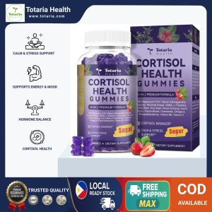 Totaria 20-in-1 Ashwagandha Gummies with Magnesium & Rhodiola Rosea - High Potency Cortisol Manager for Stress Relief Anti-Anxiety & Deep Sleep - Calm Focus & Mood Support for Men & Women