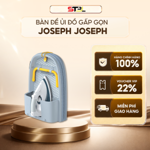 Bàn để ủi đồ gấp gọn có móc treo cửa chính hãng Joseph Joseph Pocket Folding (Grey) 50009 nhỏ gọn tiết kiệm không gian SNT KITCHEN