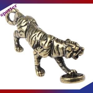 Sporter Đồ trang trí Tượng Hổ bằng đồng thau đồ trang trí bàn văn phòng hình hổ hoàng đạo Trung Quốc
