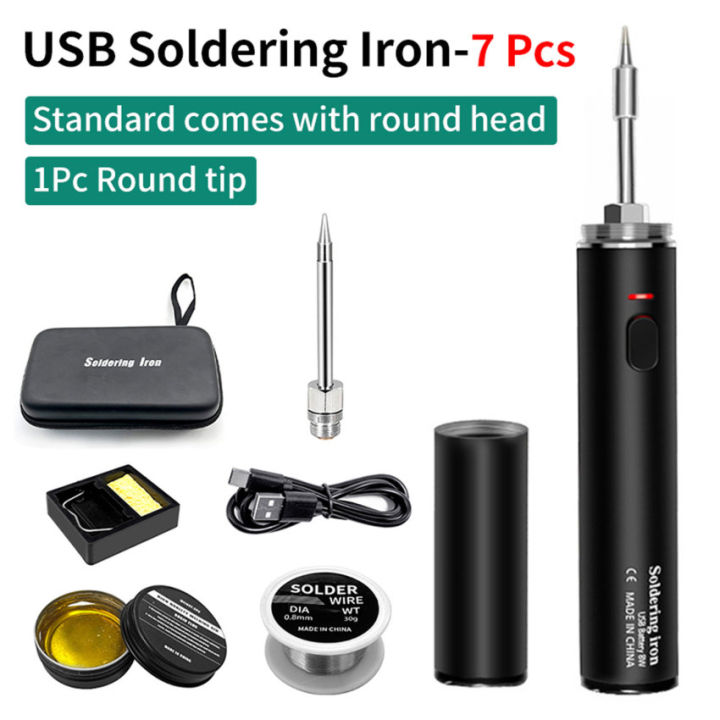 1100mAh Wireless USB Rechargeable Soldering Iron Pen - Portable Welding Battery Tool