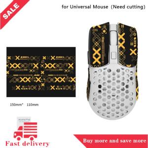 [COD] 15x11cm DIY Anti-Slip Wireless Gaming Universal Style Mouse Sticker Sweat-Proof Mouse Grip Tape Wear-Resistant PC Desktop Laptop