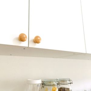 ปุ่มจับ มือจับ เปิดตู้ ลิ้นชัก ทําจากไม้ธรรมชาติ