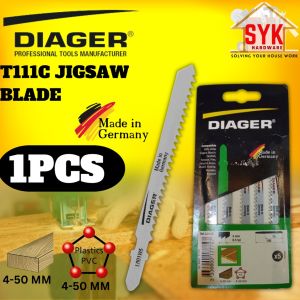 SYK Diager T111C Jigsaw Blade 1Pcs Wood Plastic Clean Mata Gergaji Potong Kayu Mata Jigsaw Saw Blade