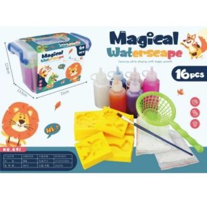 Mainan Anak Water Magic Jelly Magical Waterscape Mainan Edukasi DIY Cewek Cowok Ikan Jelly Cetak Cetakan Serbuk Ajaib Air