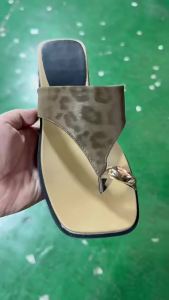 [Free Shipping] Gentle Style Flip-Flops For Women 2025 Summer New Vintage Fashion Height-Increasing Wedge Heel Square-Toed Sandals