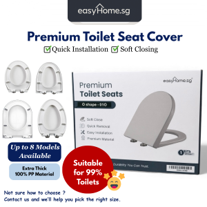 Toilet Seat Cover / Quick Release / Silent Slow-Close / Durable Thick Sturdy