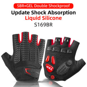 ROCKBROS Cycling Gloves Touch Screen Summer Autumn Spring MTB Road Bike Gloves Sports GEL Pad Shockproof Half Finger Bicycle Gloves