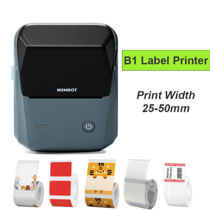 Niimbot B1 Label Printer Portable Pocket Label Maker Bluetooth Thermal ...