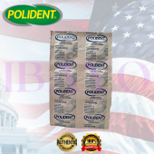 POLIDENT OVERNIGHT WHITENING DENTURE CLEANSER 6 TABLETS