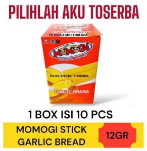 Momogi LONG Stick GARLIC BREAD 12 gram - ( HARGA 1 BOX )