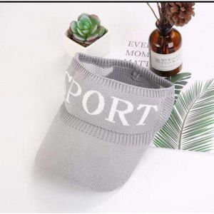 Topi sporty wanita / Topi wanita Knit Visor Sports Baseball Cap / Topi Olahraga Rajut Katun / Topi Summer / Topi Camping / Topi Sport TP01