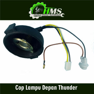 COP LAMPU DEPAN THUNDER 125 "G" - PITINGAN FITTING SOKET DOP DEPAN SUZUKI THUNDER 125