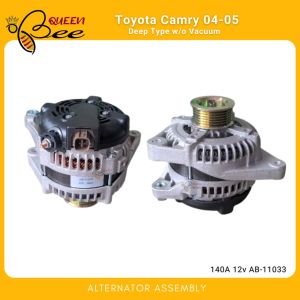 QUEENBEE KHYBRID Alternator Assembly for Toyota Camry 2004-2005 140A 12v AB-11033 Deep Type w/o Vacuum
