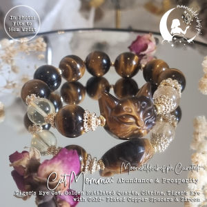 Cat Momma Crystals Abundance & Prosperity Bracelet