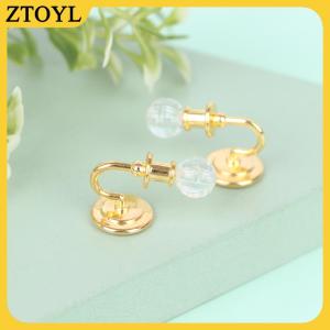 ZTOYL 1 Cặp Đèn treo tường pha lê thu nhỏ Nhà búp bê 1:12 mô hình trang trí nhà búp bê