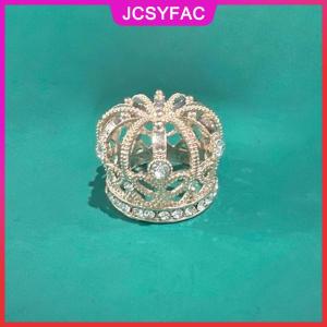 JCSYFAC Nhà Búp Bê Thu Nhỏ Vàng Bạc Bronze Mini Kim Loại Hợp Kim Vương Miện Mô hình Búp Bê Đồ Chơi