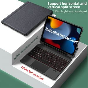 COCOQAC Wireless Keyboard fit for iPad 9.7 2018 2017 iPad Pro 11 12.9 2022 2021 Air 5th 4th 10.9 Air 3 10.5 iPad 5 6 7th 8th 9th 10th Generation 10.9 10.2 Case with TouchPad Keyboard