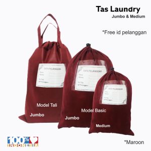tas laundry/laundry bag/tas spunbond/cocok buat bawa pakaian laundry/praktis buat bawa pakaian laundry/mudah di bawa