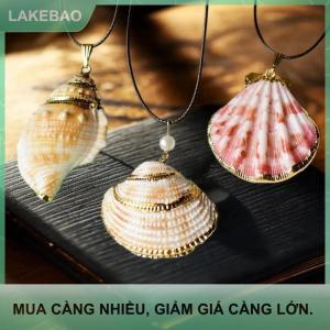 【LAKEBAO】 1 Piece 120cm dây da dây đeo vòng cổ đơn giản Bohemian phong cách tự nhiên vỏ ốc xà cừ mặt dây chuyền cho phụ nữ bãi biển Kỳ nghỉ bên đồ trang sức