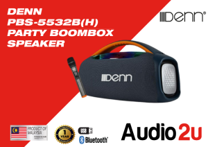 DENN PBS-5532B(H) PARTY BOOMBOX SPEAKER