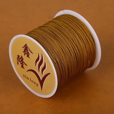 Dây Nylon 23 Màu 50 Mét Dây Macrame Thắt Nút Trung Quốc Dây Bện Vòng Tay Dây Bện Dây Shamballa Đính Hạt Tự Làm