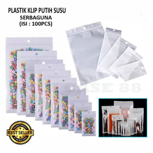 UC88 Plastik Klip Bening Ukuran 6X10cm / 8x14cm Isi 10 Lembar
