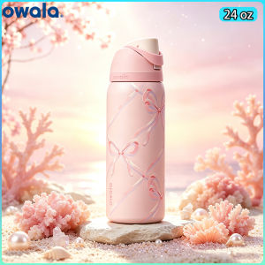 US ready stock Original Owala FreeSip 24oz / 32oz Sugar Plum Fairy Stainless Steel Water Bottle Insulated Leak Proof