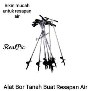 Termurah Bor Biopori / Alat Bor Tanah Manual Untuk resapan air / Alat Bor tanah Resapan Air
