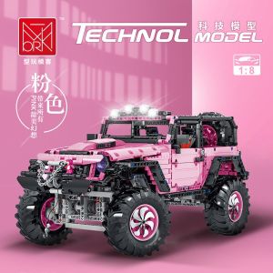 F1 Formula 1 Circuit Wrangler Ferrari Porche Building Block Sport Racing Car Model RC Toy