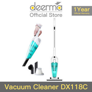 [Official Store] Deerma DX118C Handheld Vacuum Cleaner Multifunctional 2in1 15000 Pa Strong Sucker Low Noise ﻿Household Dust Collector With HEPA Filter Global Version 1 Year Warranty