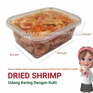 DRIED SHRIMP UDANG KERING EBI KERING HEBI KERING DENGAN KULIT