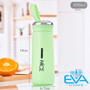 Bình Giữ Nhiệt Lõi Thuỷ Tinh Thermos And Nice Bottle 400ML - BGN09